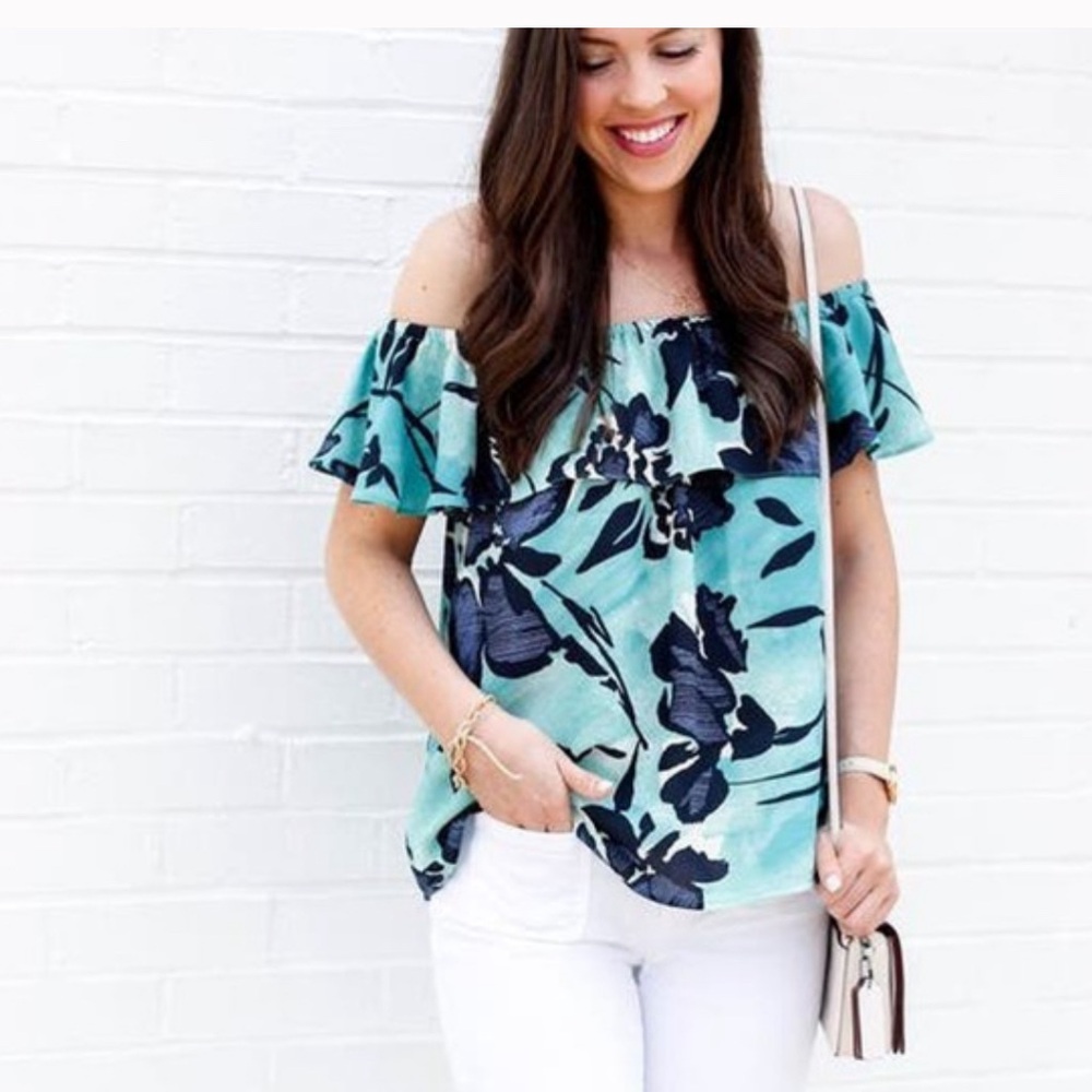 Off she shoulder blouse